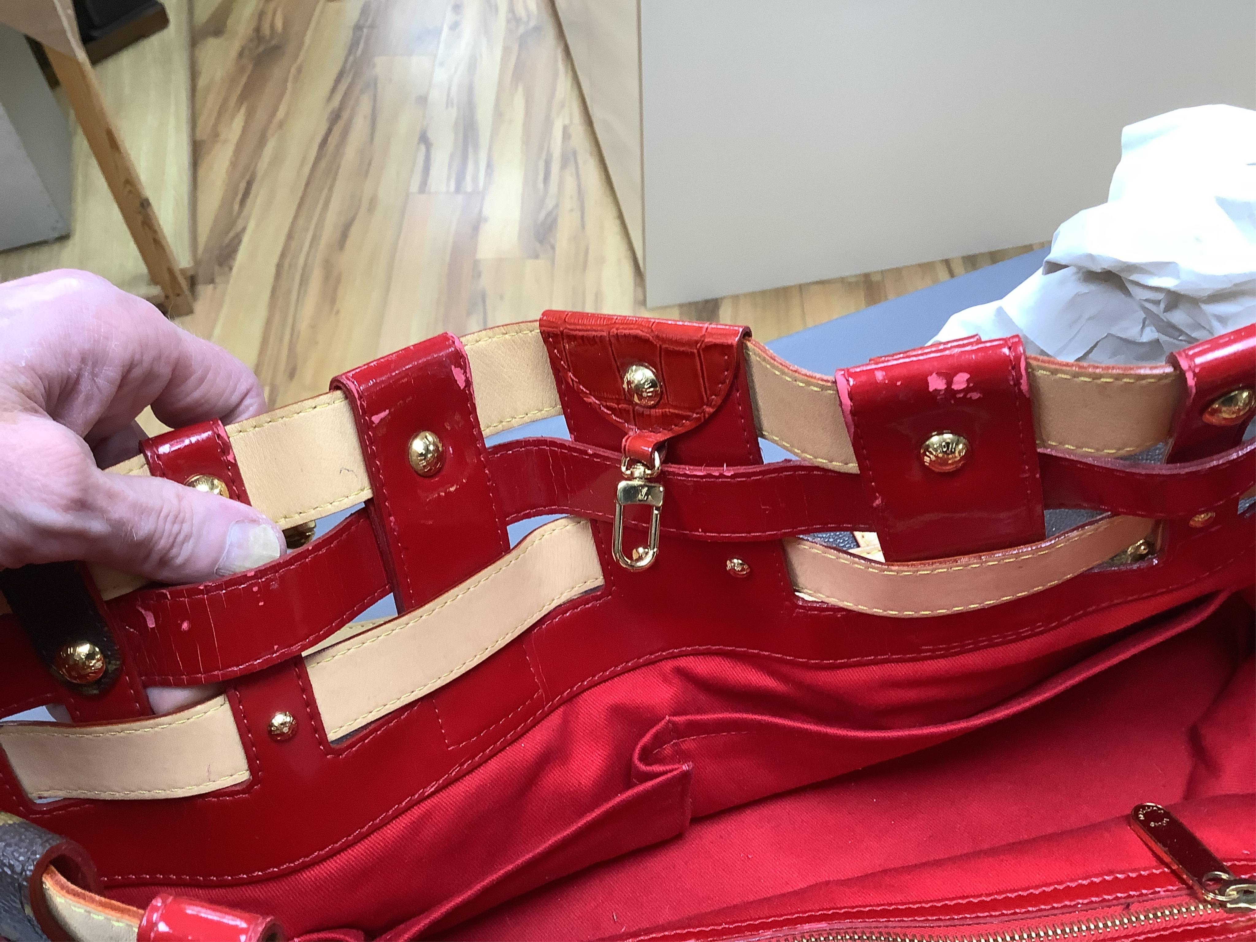 A Louis Vuitton Salina ruby monogram tote bag, numbered RC4077, with dust cover, 44cm wide